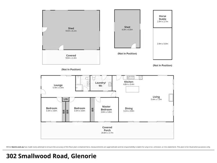 Floorplan of Homely rural property listing, 302 Smallwood Road, Glenorie NSW 2157