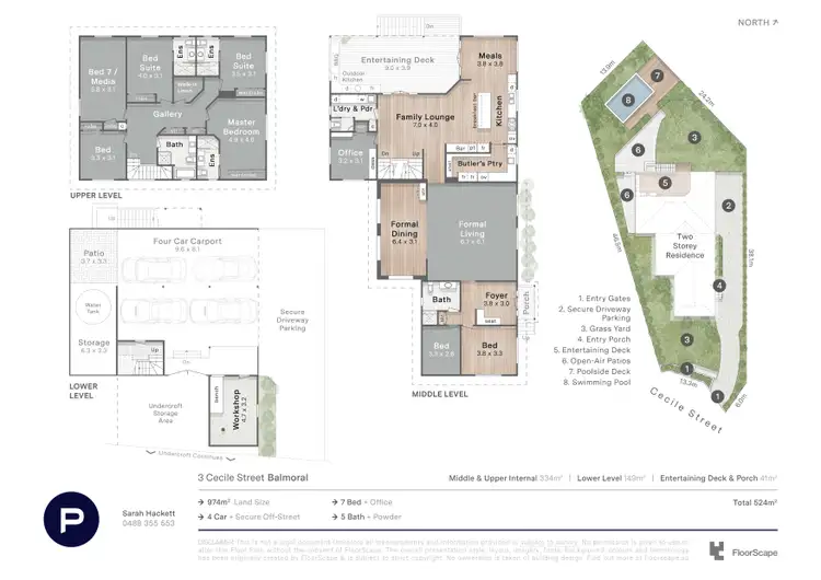 Floorplan of Homely house listing, 3 Cecile Street, Balmoral QLD 4171