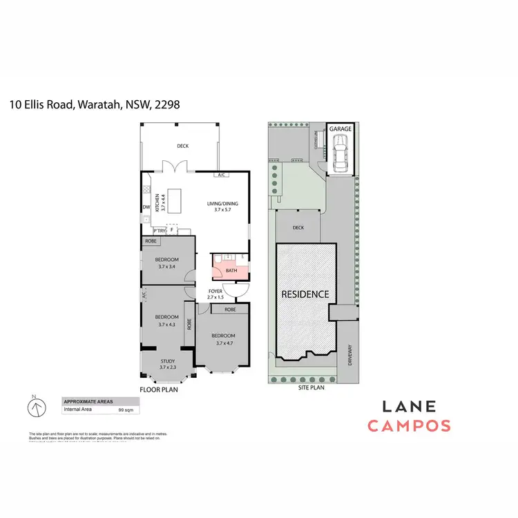 Floorplan of Homely house listing, 10 Ellis Road, Waratah NSW 2298