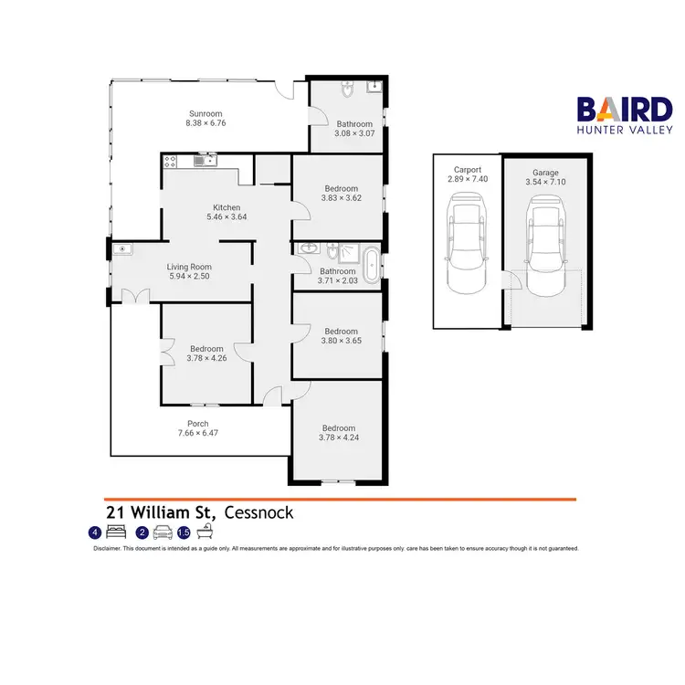Floorplan of Homely house listing, 21 William Street, Cessnock NSW 2325