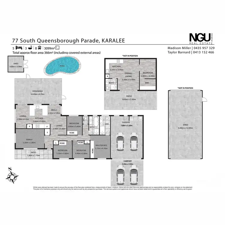 Floorplan of Homely house listing, 77 South Queensborough Parade, Karalee QLD 4306