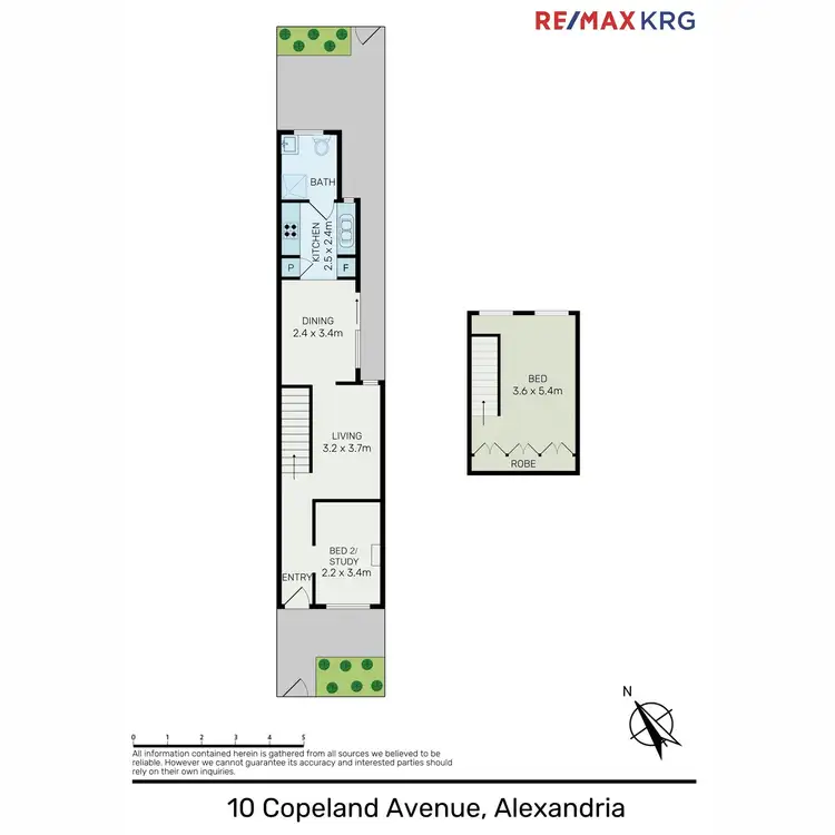 Floorplan of Homely terrace listing, 10 Copeland Street, Alexandria NSW 2015
