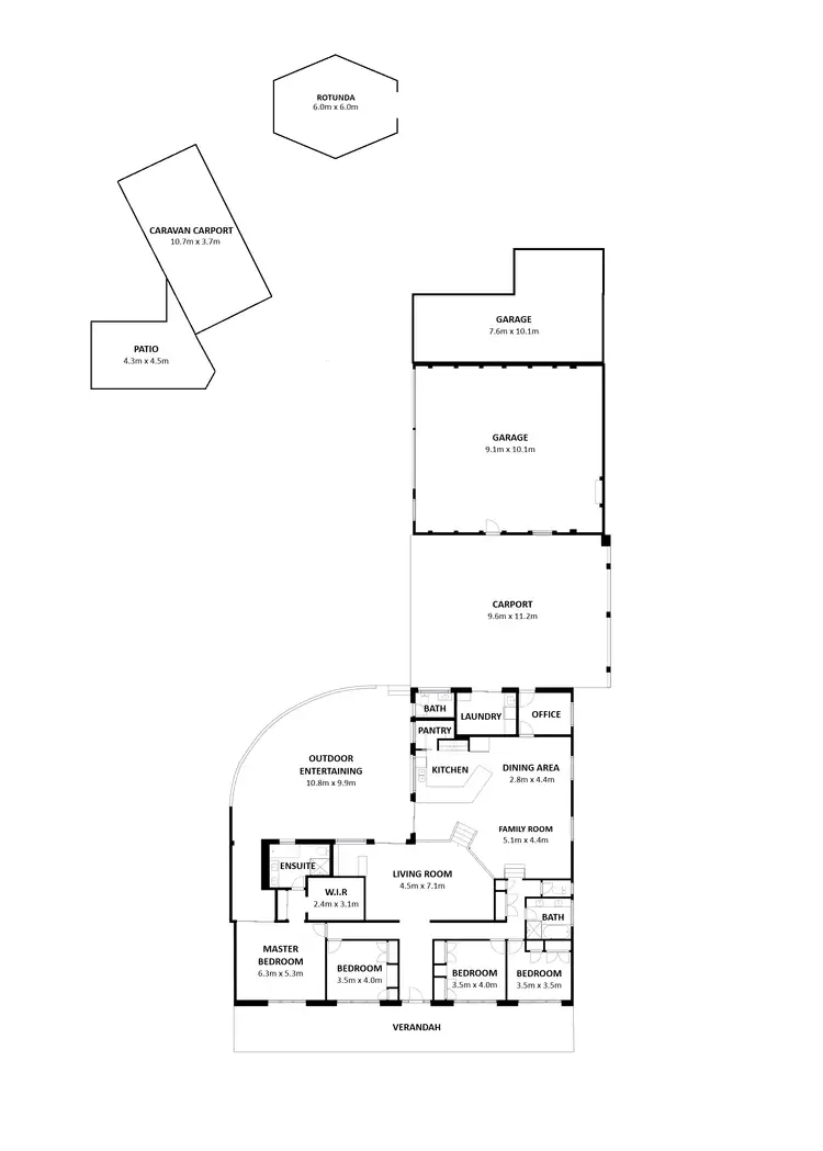 Floorplan of Homely house listing, 11 Willow Parade, Wodonga VIC 3690