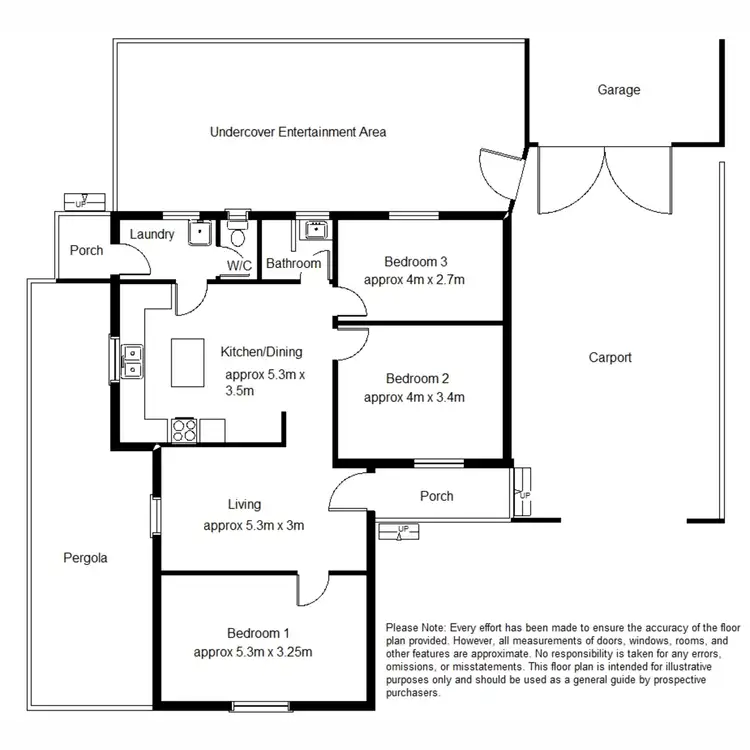 Floorplan of Homely house listing, 12 Whiting Parade, Port Augusta SA 5700