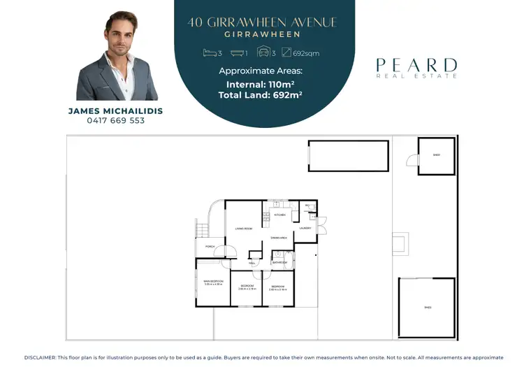 Floorplan of Homely house listing, 40 Girrawheen Avenue, Girrawheen WA 6064