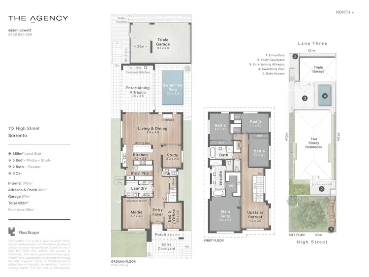 Floorplan of Homely house listing, 112 High Street, Sorrento WA 6020