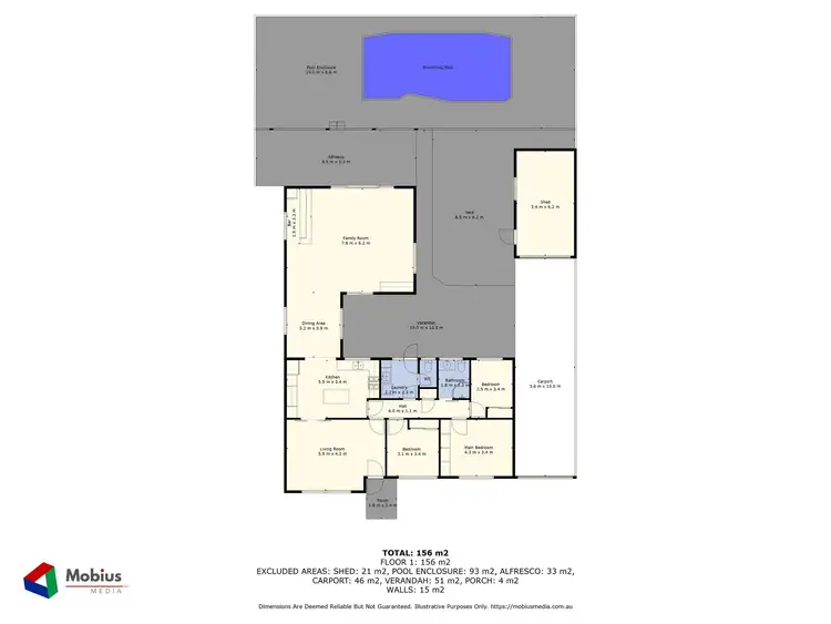 Floorplan of Homely house listing, 4 Capper Place, Kardinya WA 6163
