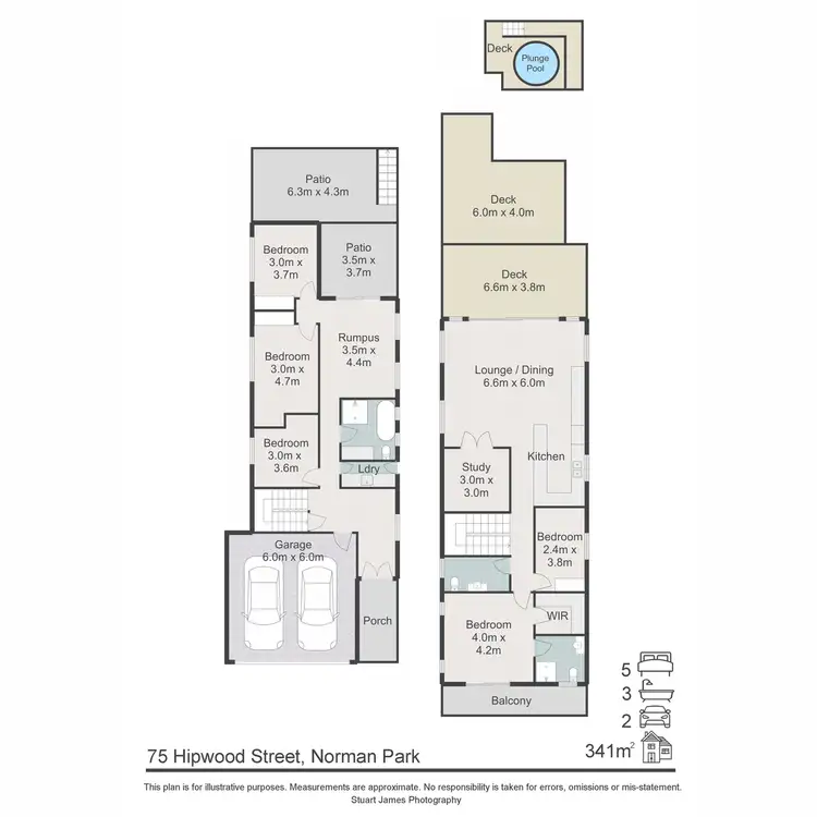 Floorplan of Homely house listing, 75 Hipwood Street, Norman Park QLD 4170