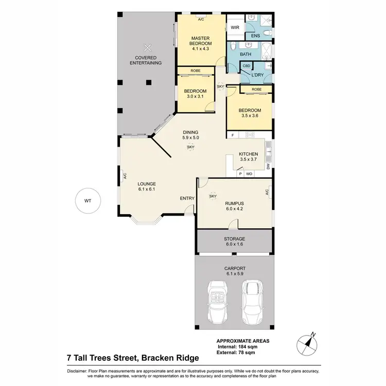 Floorplan of Homely house listing, 7 Talltrees Street, Bracken Ridge QLD 4017