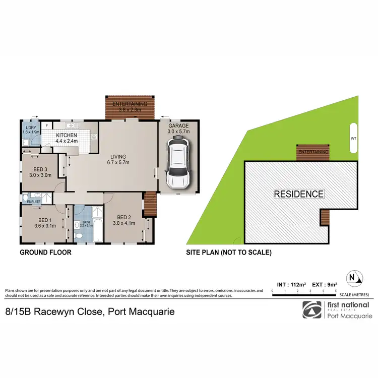 Floorplan of Homely villa listing, 8/15B Racewyn Close, Port Macquarie NSW 2444
