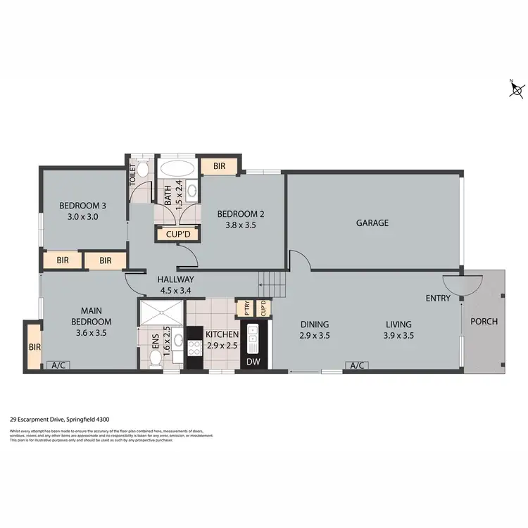 Floorplan of Homely house listing, 29 Escarpment Drive, Springfield QLD 4300