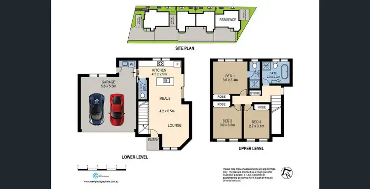 Floorplan of Homely townhouse listing, 4/54 Thomas Street, Lake Illawarra NSW 2528