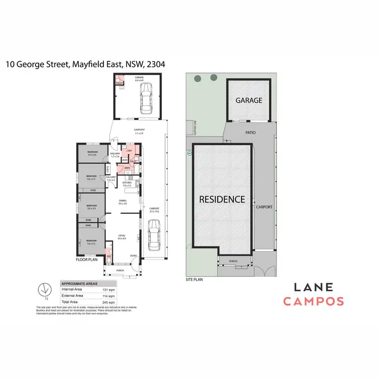 Floorplan of Homely house listing, 10 George Street, Mayfield East NSW 2304