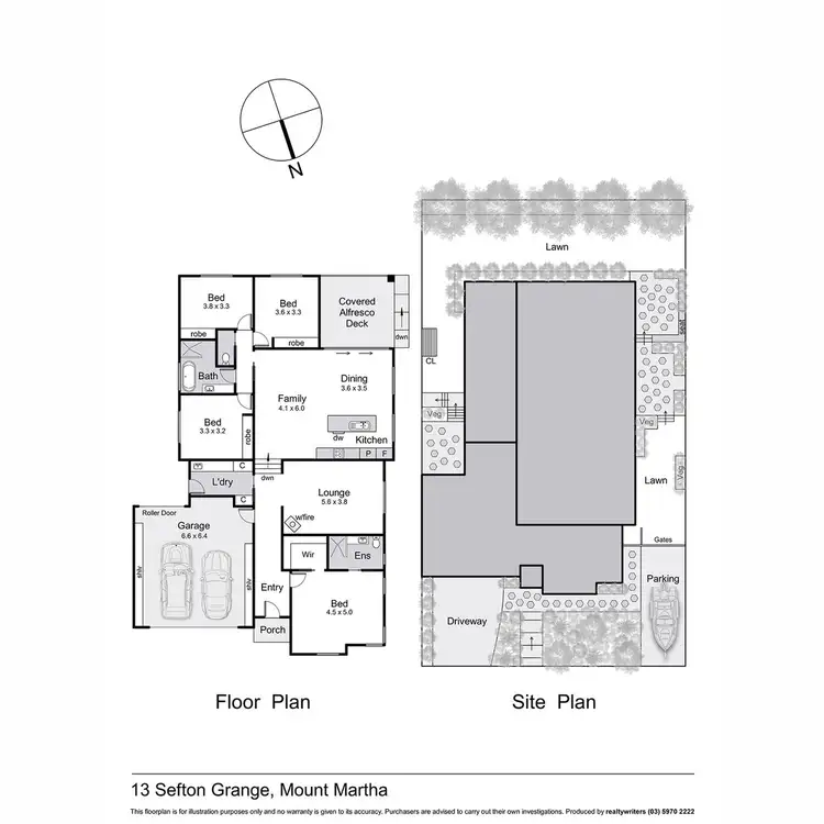 Floorplan of Homely house listing, 13 Sefton Grange, Mount Martha VIC 3934