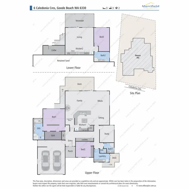 Floorplan of Homely house listing, 6 Caledonia Crescent, Goode Beach WA 6330
