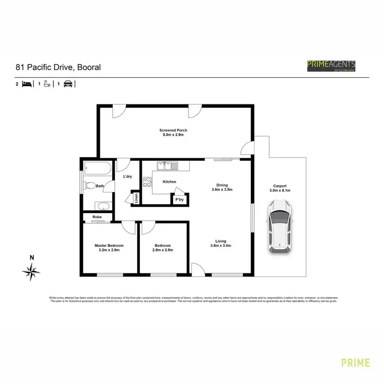 Floorplan of Homely house listing, 81 Pacific Drive, Booral QLD 4655