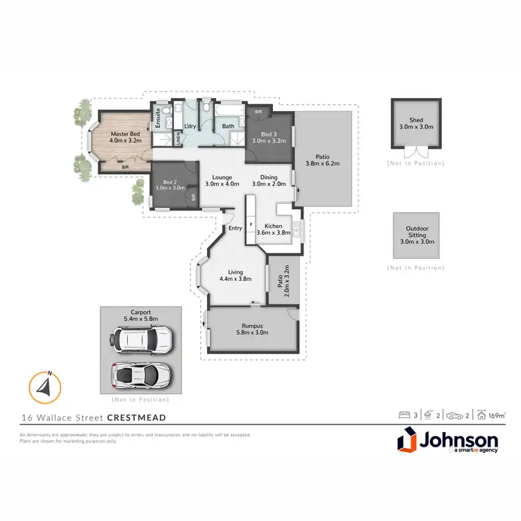 Floorplan of Homely house listing, 16 Wallace Street, Crestmead QLD 4132