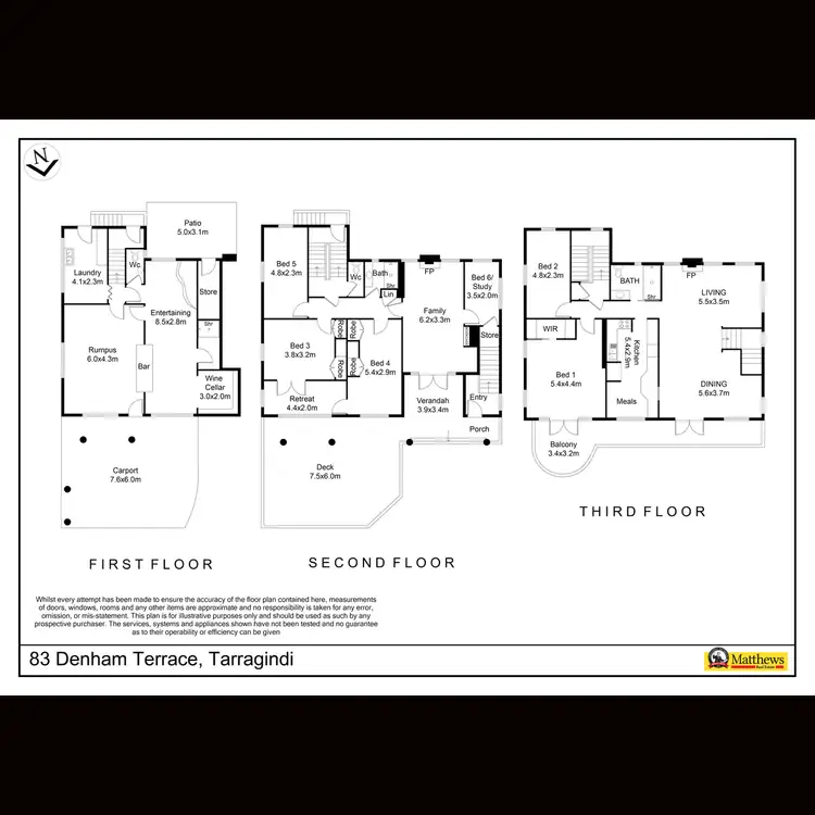 Floorplan of Homely house listing, 83 Denham Tce, Tarragindi QLD 4121