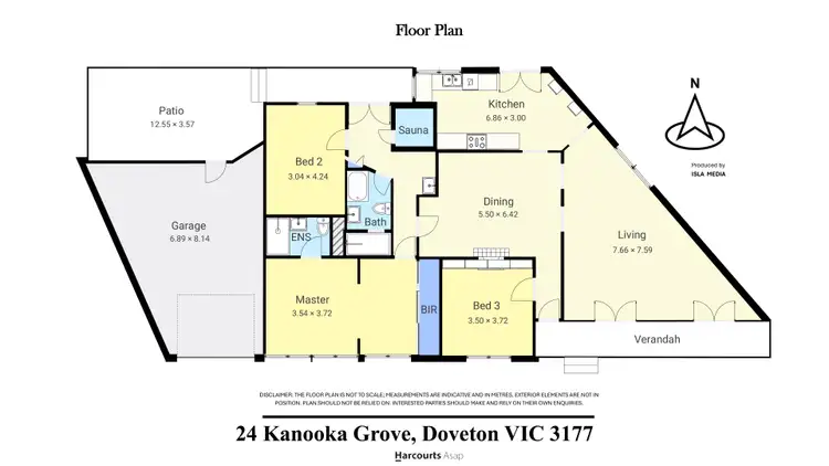 Floorplan of Homely house listing, 24 Kanooka Grove, Doveton VIC 3177