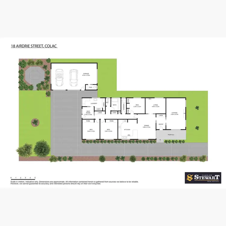 Floorplan of Homely house listing, 18 Airdrie Street, Colac VIC 3250