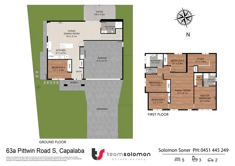 Floorplan of Homely house listing, 63 Pittwin Street South, Capalaba QLD 4157