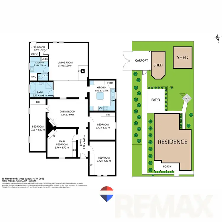 Floorplan of Homely house listing, 18 Hammond Street, Junee NSW 2663