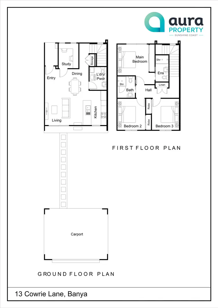 Floorplan of Homely house listing, 13 Cowrie Lane, Banya QLD 4551