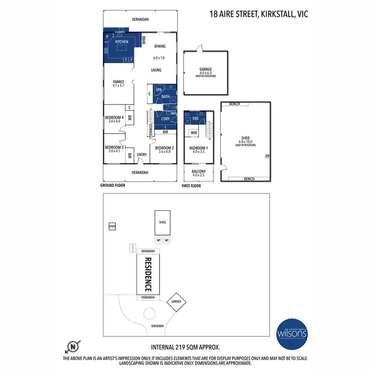 Floorplan of Homely house listing, 18 Aire Street, Kirkstall VIC 3283