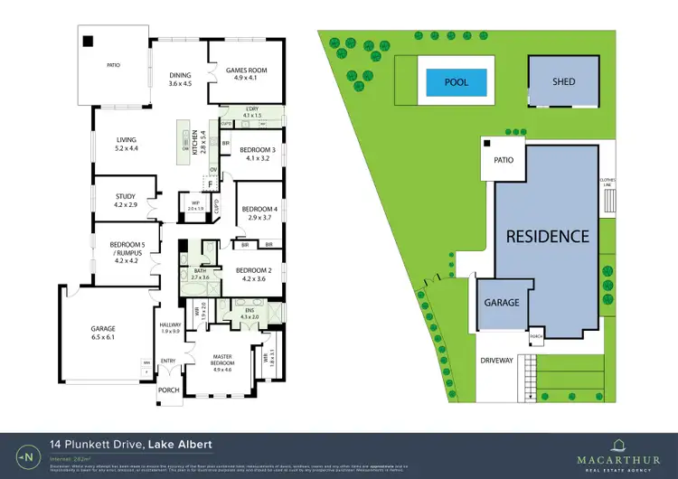 Floorplan of Homely house listing, 14 Plunkett Drive, Lake Albert NSW 2650
