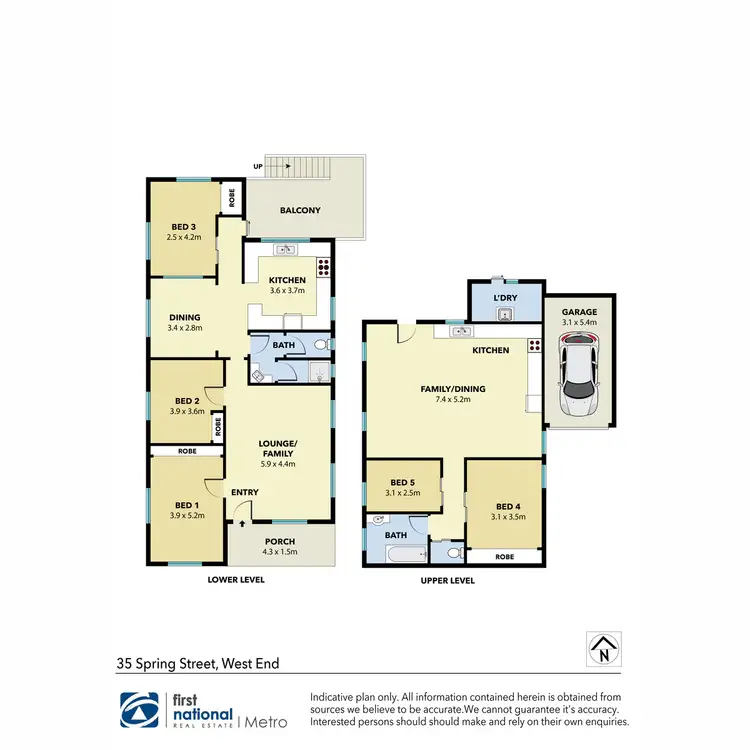 Floorplan of Homely house listing, 35 Spring Street, West End QLD 4101