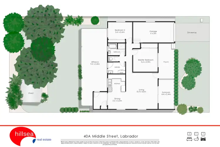 Floorplan of Homely house listing, 40A Middle Street, Labrador QLD 4215