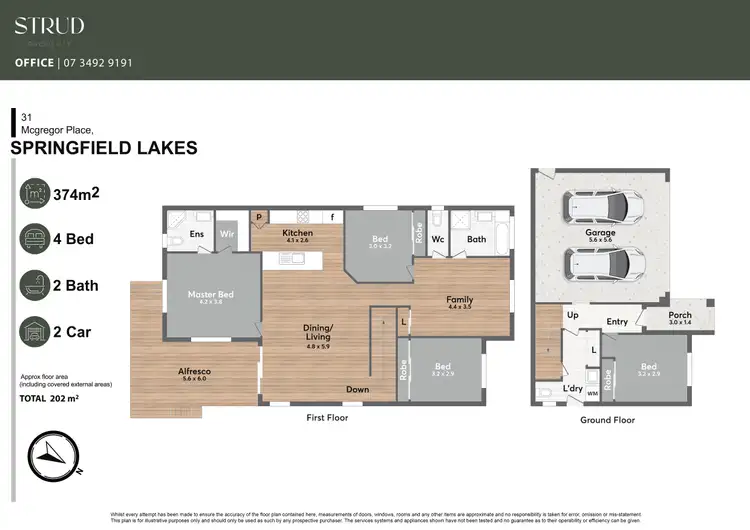 Floorplan of Homely house listing, 31 Mcgregor Place, Springfield Lakes QLD 4300