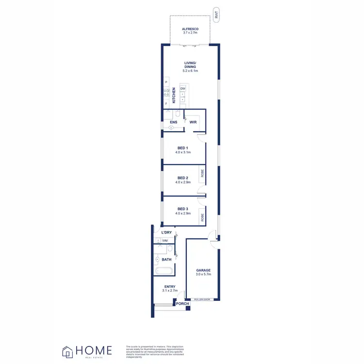 Floorplan of Homely house listing, 3B Urban Avenue, Paradise SA 5075