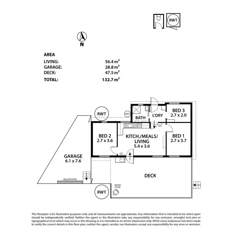 Floorplan of Homely house listing, Section 157/Lot F Donharts Hill Road, Purnong SA 5238