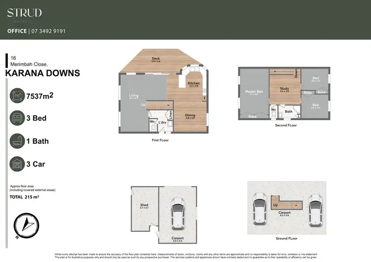 Floorplan of Homely house listing, 16 Merimbah Close, Karana Downs QLD 4306