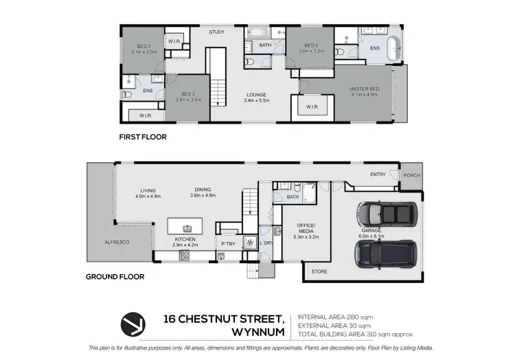 Floorplan of Homely house listing, 16 Chestnut Street, Wynnum QLD 4178