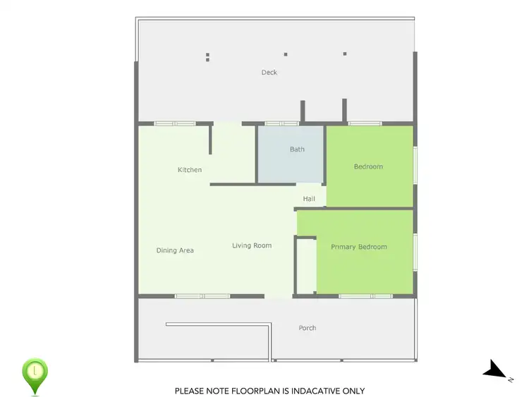 Floorplan of Homely unit listing, 2/50 Oxley Drive, South Gladstone QLD 4680