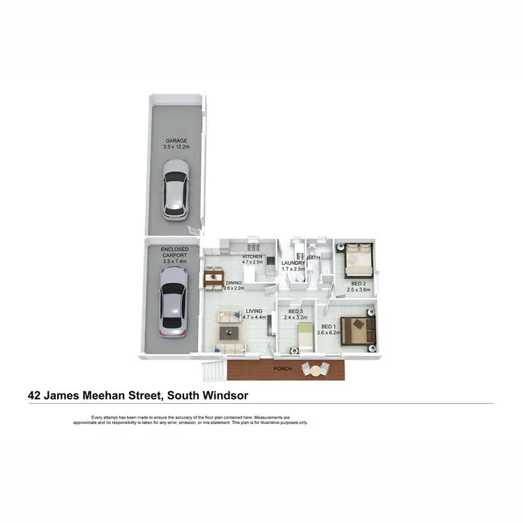 Floorplan of Homely house listing, 42 James Meehan Street, Windsor NSW 2756