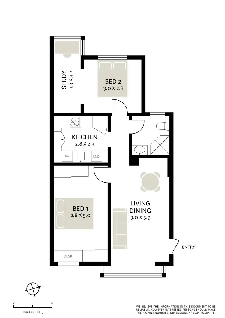 Floorplan of Homely apartment listing, 4/191-199 Darlinghurst Road, Darlinghurst NSW 2010