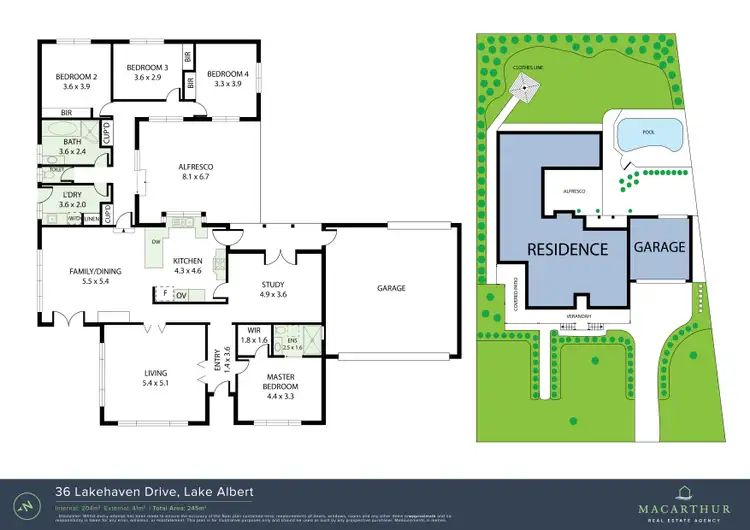 Floorplan of Homely house listing, 36 Lakehaven Drive, Lake Albert NSW 2650