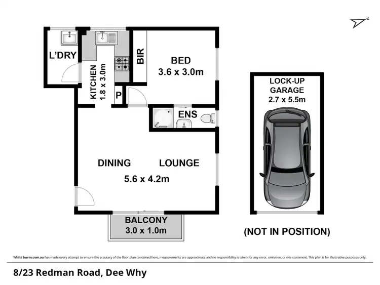 Floorplan of Homely apartment listing, 8/23 Redman Road, Dee Why NSW 2099