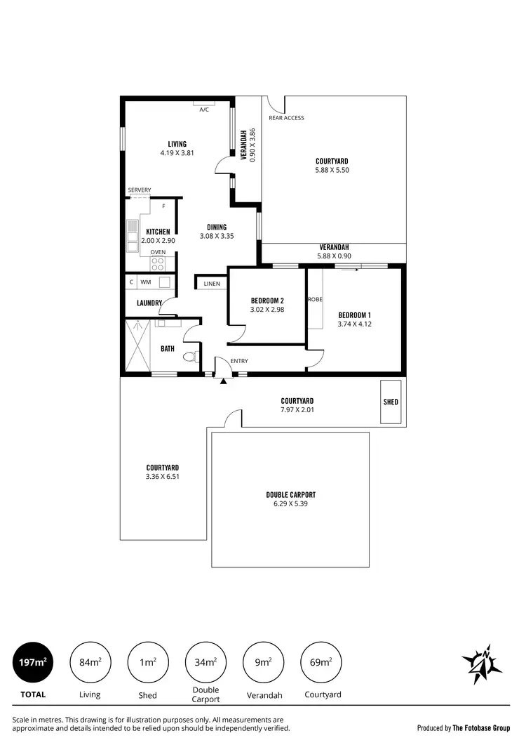 Floorplan of Homely unit listing, 226 Sportsmans Drive, West Lakes SA 5021