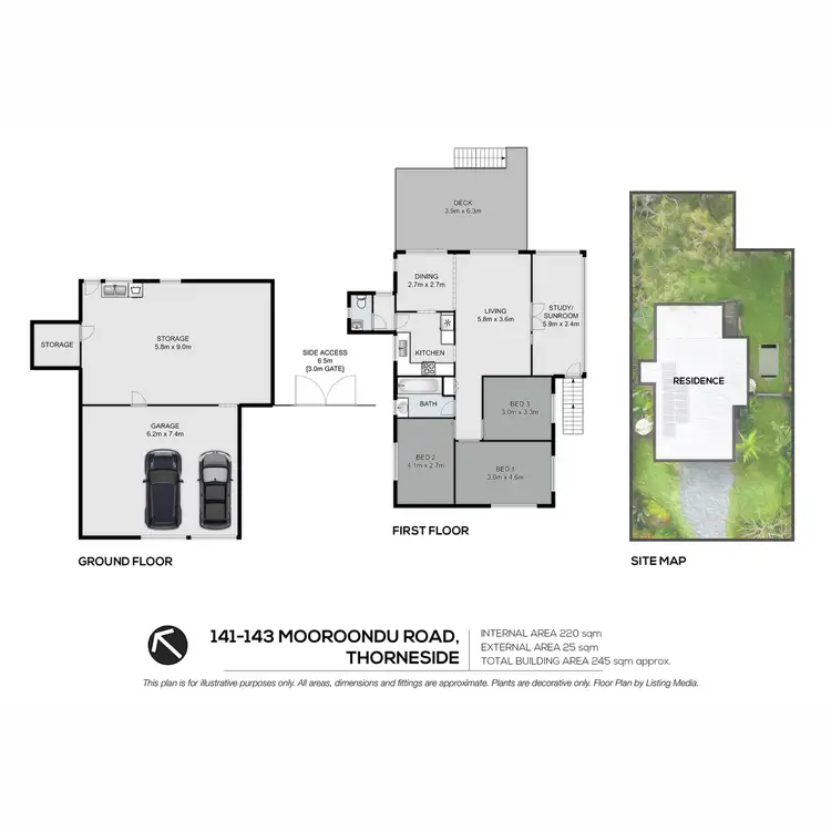 Floorplan of Homely house listing, 141-143 Mooroondu Road, Thorneside QLD 4158
