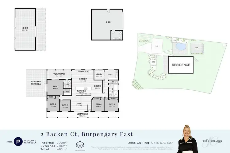 Floorplan of Homely house listing, 2 Backen Court, Burpengary East QLD 4505