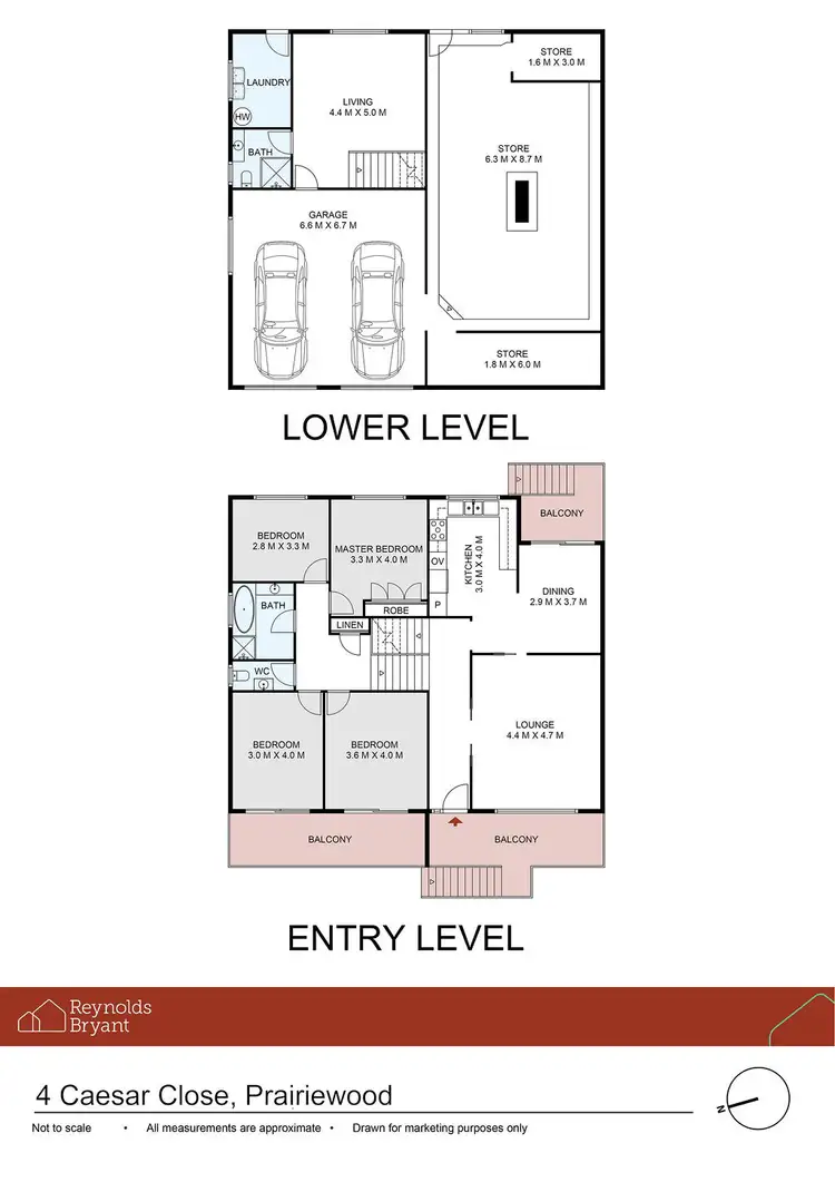 Floorplan of Homely house listing, 4 Caesar Close, Prairiewood NSW 2176