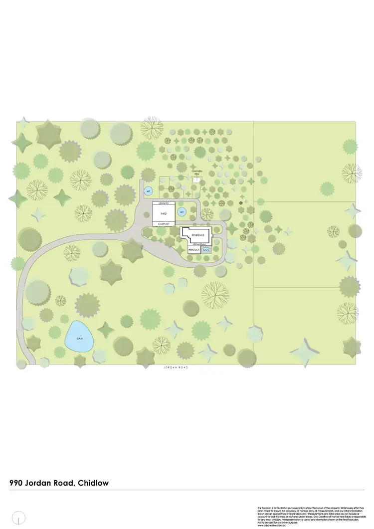 Floorplan of Homely house listing, 990 Jordan Road, Chidlow WA 6556