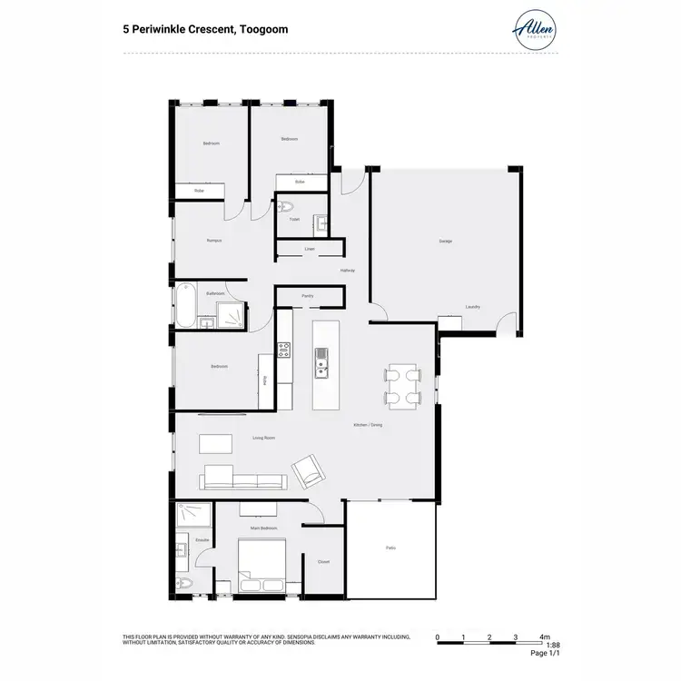 Floorplan of Homely house listing, 5 Periwinkle Crescent, Toogoom QLD 4655
