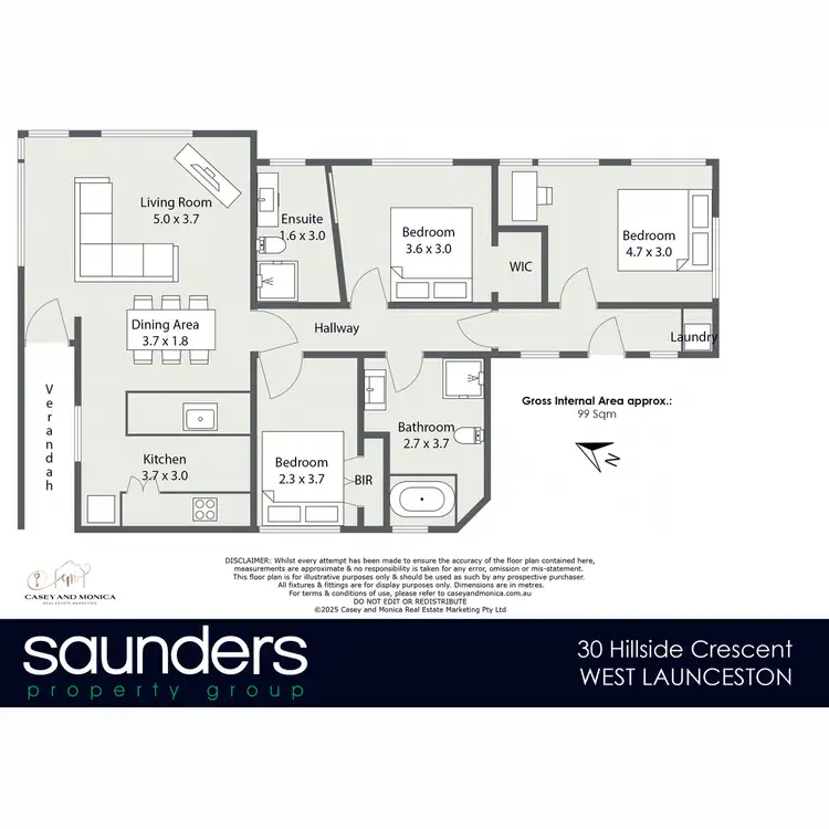 Floorplan of Homely house listing, 30 Hillside Crescent, West Launceston TAS 7250