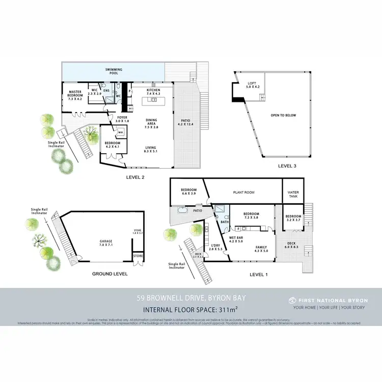 Floorplan of Homely house listing, 59 Brownell Drive, Byron Bay NSW 2481