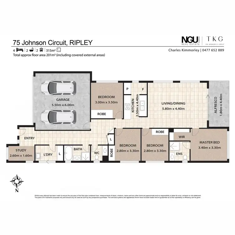 Floorplan of Homely house listing, 75 Johnson Circuit, Ripley QLD 4306